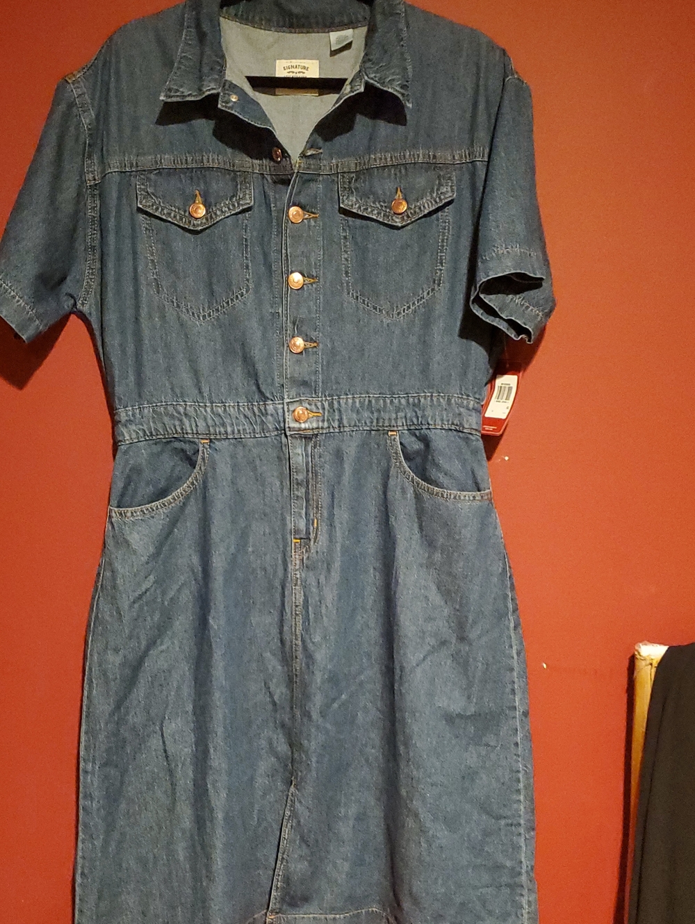 Signature by Levi Strauss Dark Indigo Denim Dress